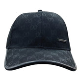 Jonathan D Davoli Monogram Print 6-Panel Cap - Black